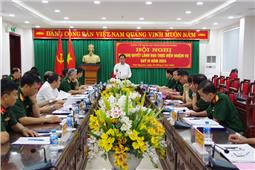 Tham mưu hoàn thành tốt nhiệm vụ quốc phòng, quân sự địa phương